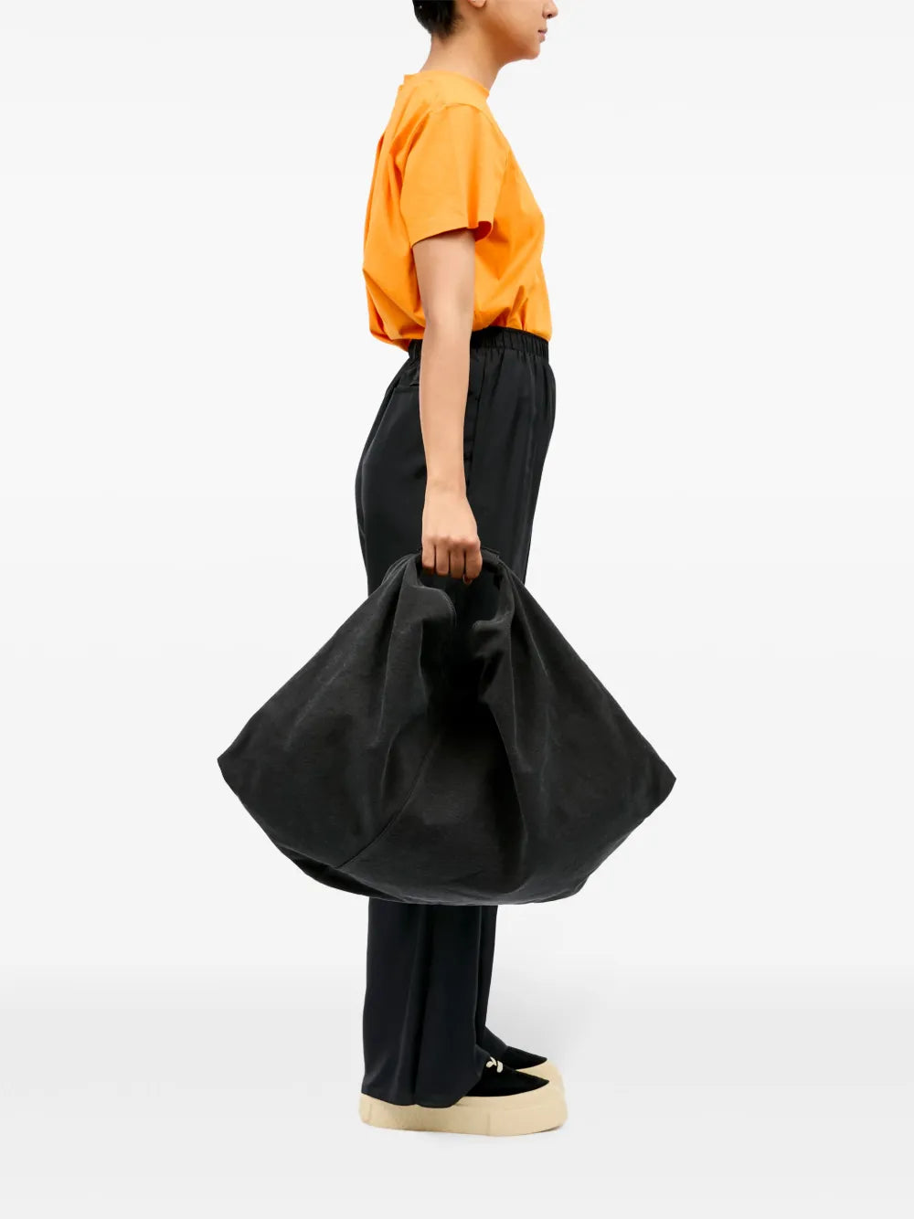 Mm6 Maison Margiela Japanese Draped Shoulder Bag — Same as shown — Size One Size — Side View