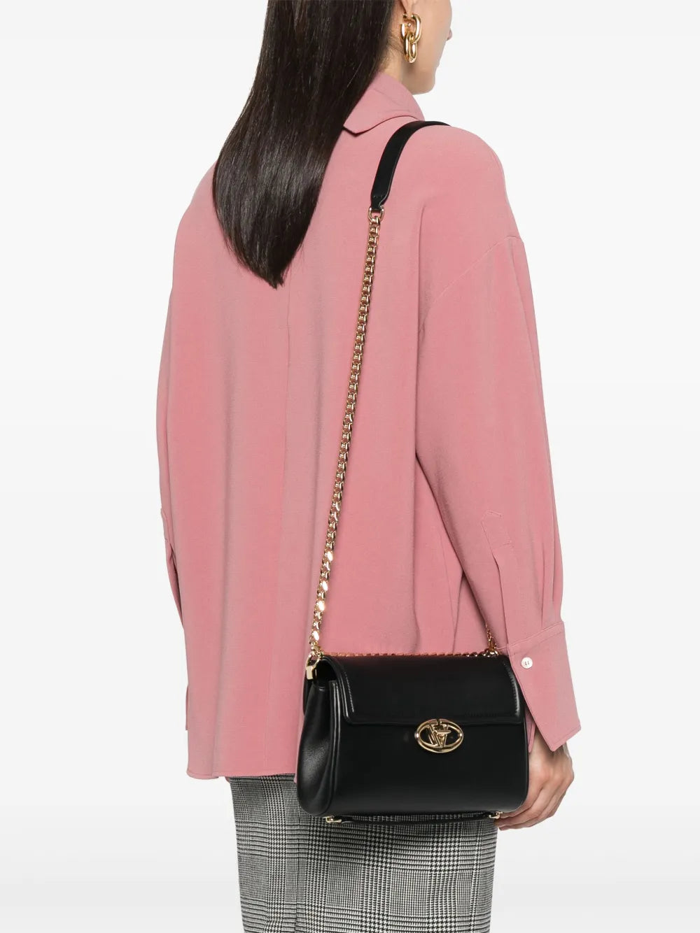 Valentino Garavani Vlogo Signature Plaque Shoulder Bag — Same as shown — Size One Size — Side View
