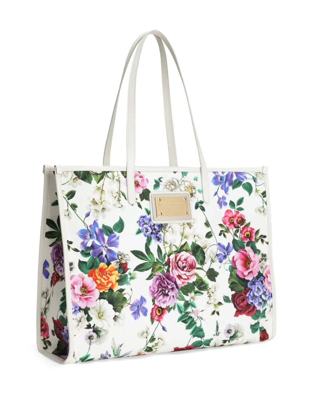 Dolce Gabbana Large Floral Print Shoulder Bag — Same as shown — Size One Size — Top View