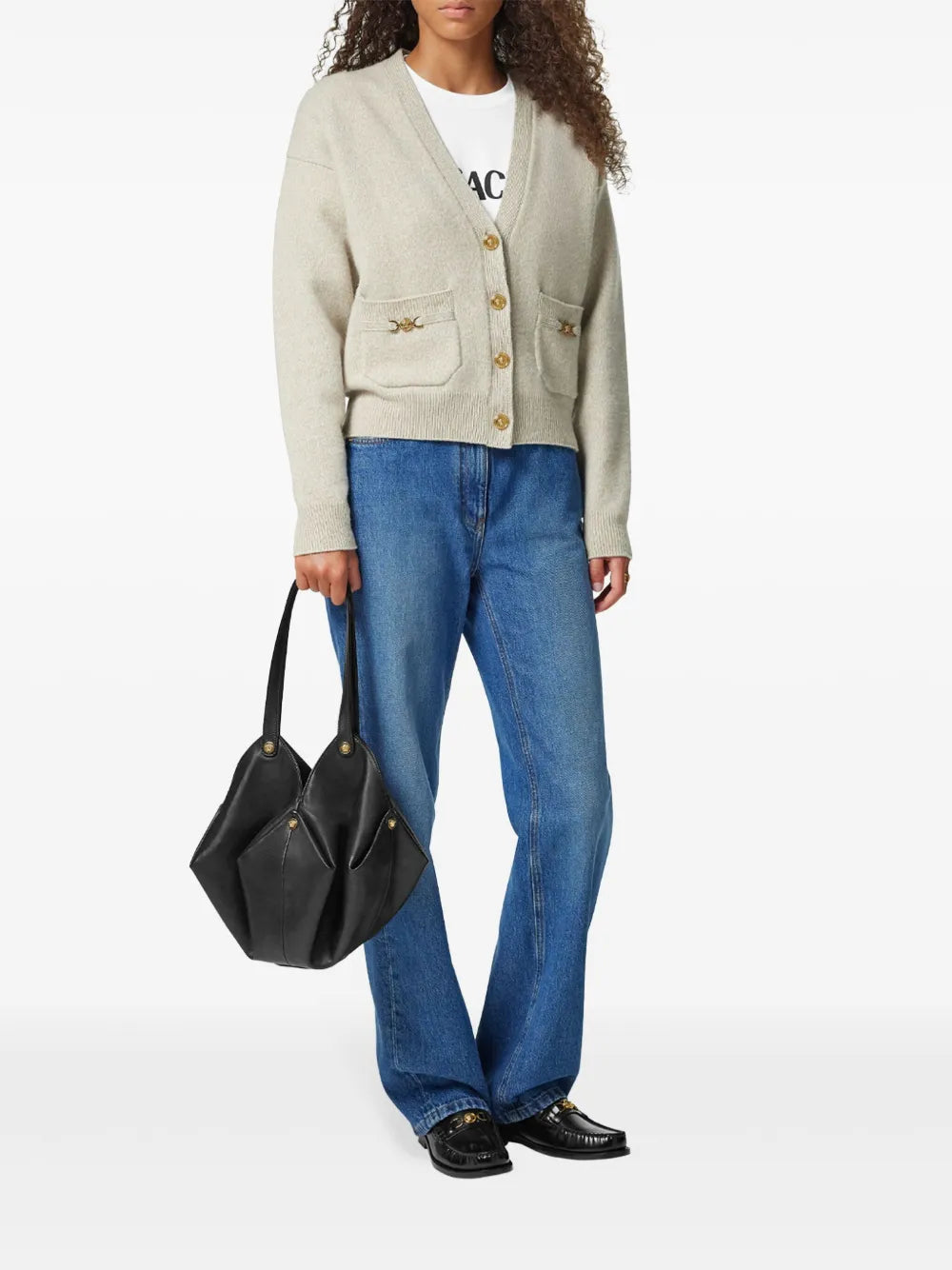 Versace Protea Shoulder Bag — Same as shown — Size One Size — Side View