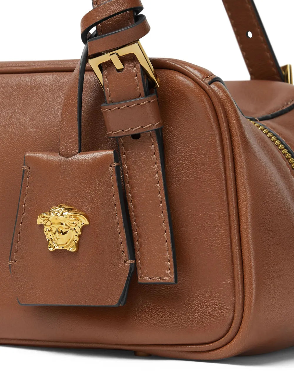 Versace Tag Bowling Shoulder Bag — Same as shown — Size One Size — Detail View