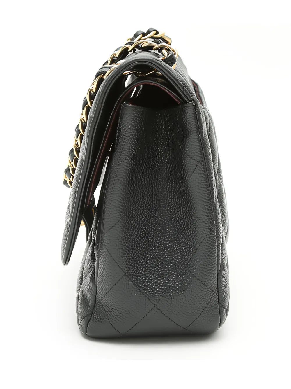 Chanel Pre Owned 2012 Double Flap Shoulder Bag — Same as shown — Size One Size — Side View