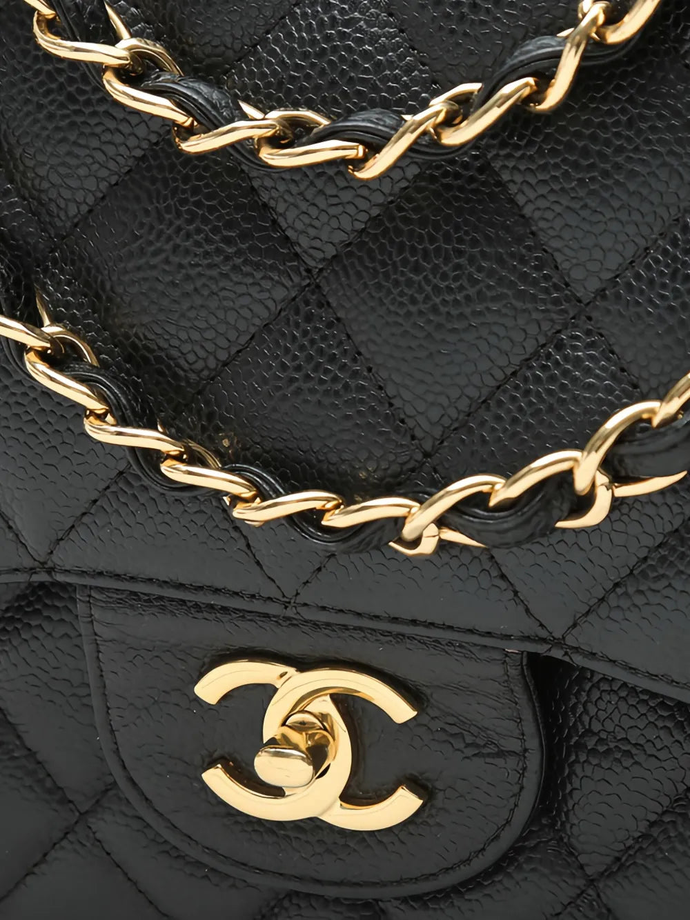 Chanel Pre Owned 2012 Double Flap Shoulder Bag — Same as shown — Size One Size — Top View