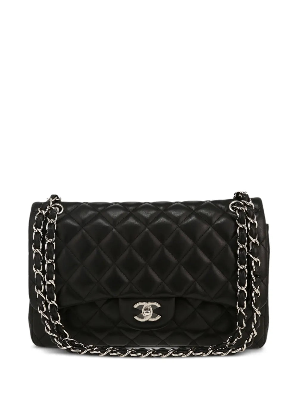Chanel Pre Owned 2011 Jumbo Double Flap Shoulder Bag — Same as shown — Size One Size — Front View