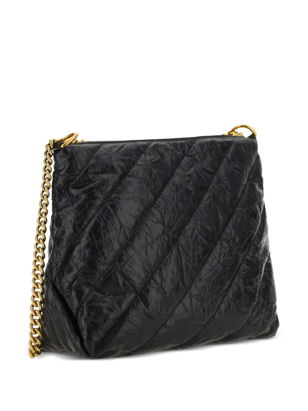 Balenciaga Small Crush Shoulder Bag — Same as shown — Size One Size — Side View