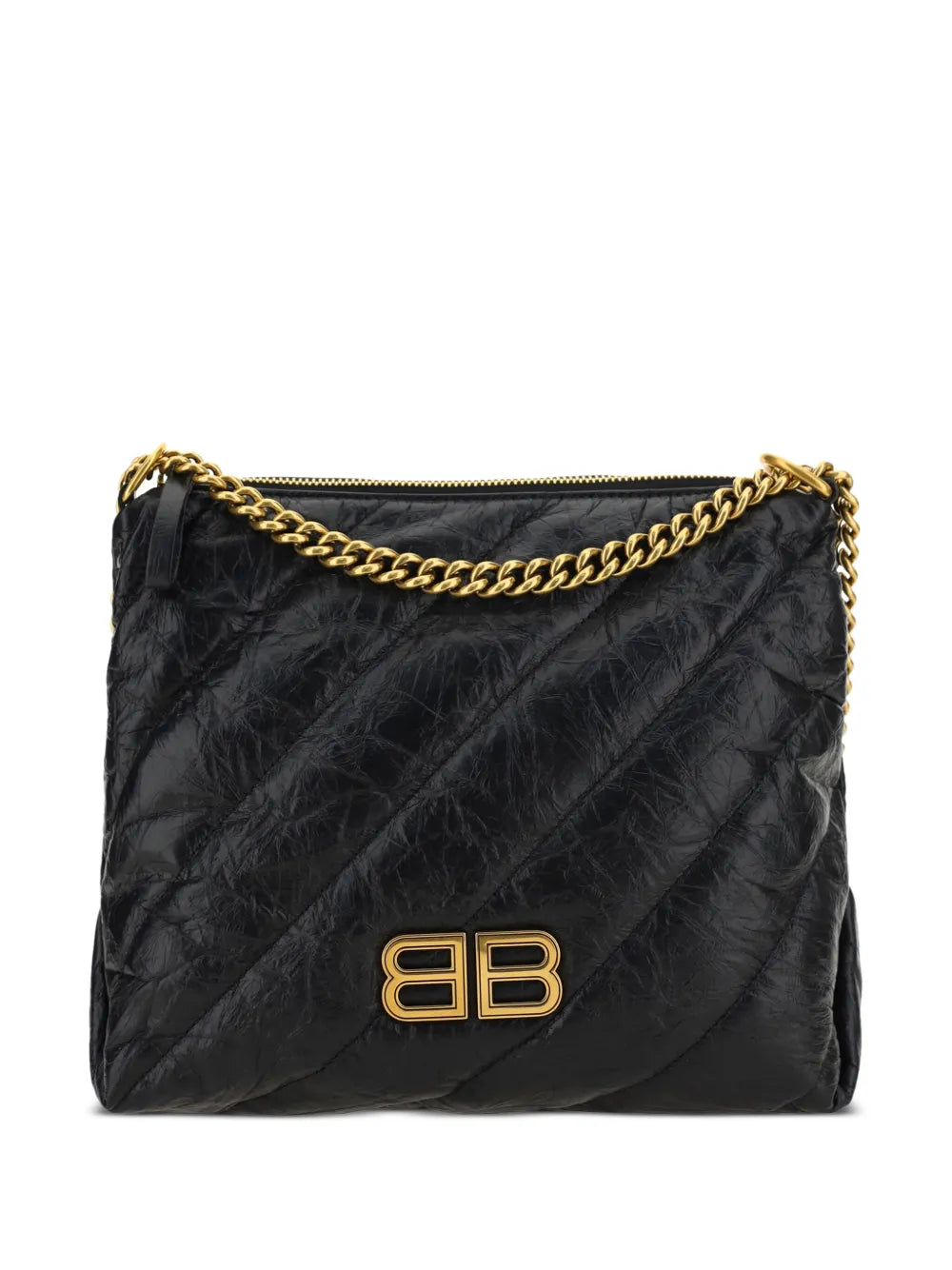 Balenciaga Small Crush Shoulder Bag — Same as shown — Size One Size — Front View