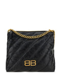 Balenciaga Small Crush Shoulder Bag — Same as shown — Size One Size — Front View