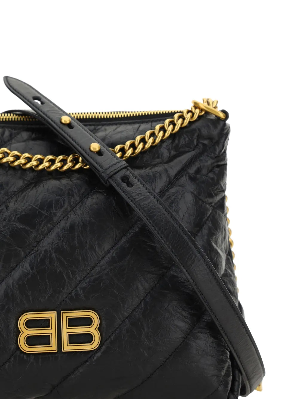 Balenciaga Small Crush Shoulder Bag — Same as shown — Size One Size — Top View
