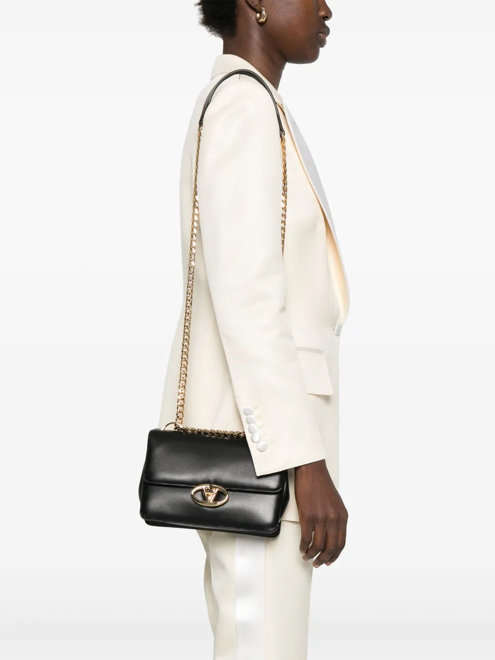 Valentino Garavani Vlogo Signature Shoulder Bag — Same as shown — Size One Size — Side View