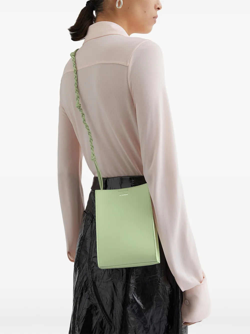 Jil Sander Small Tangle Shoulder Bag — Same as shown — Size One Size — Side View