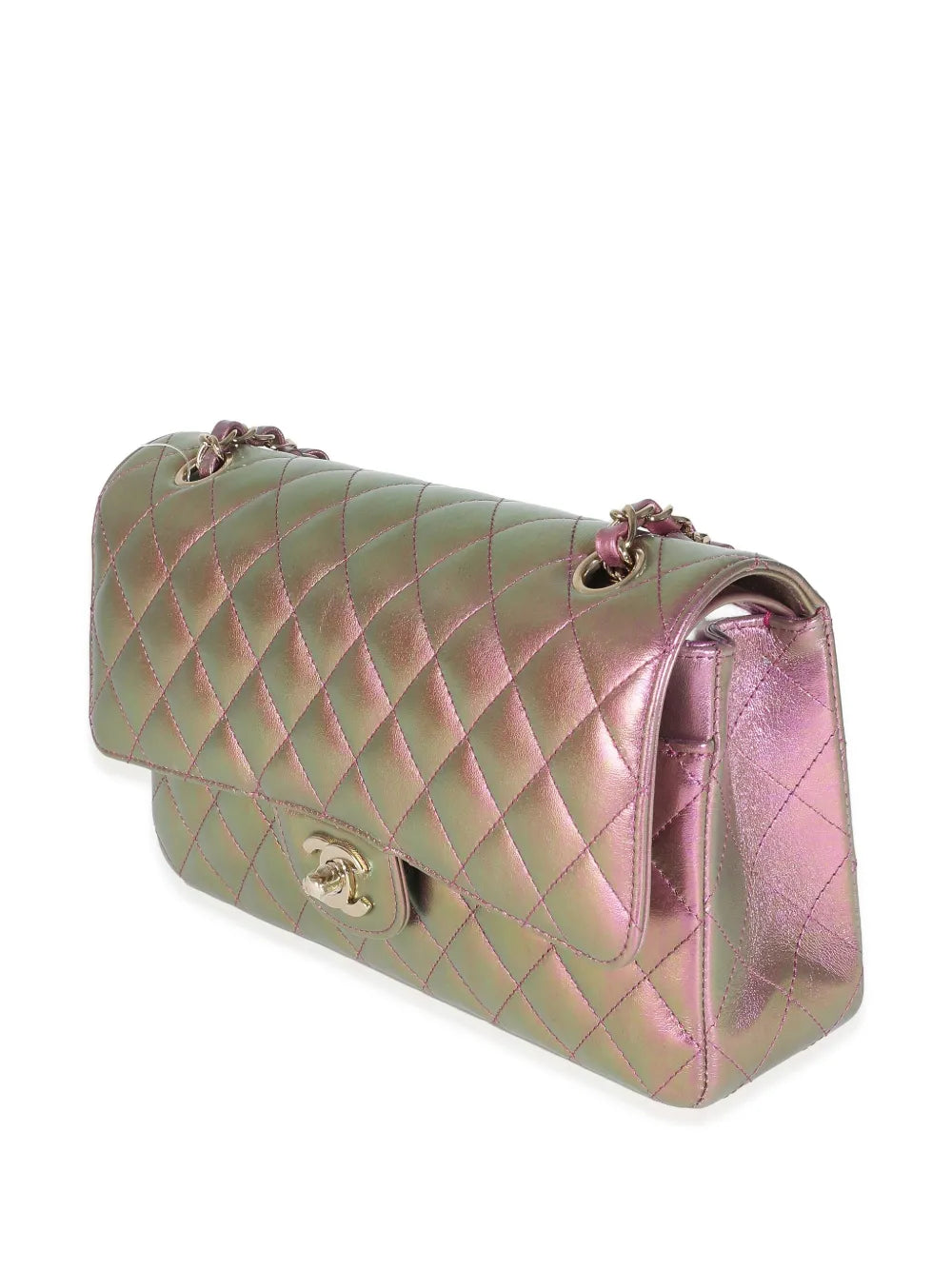 Chanel Pre Owned 2020 Medium Double Flap Shoulder Bag — Same as shown — Size One Size — Top View
