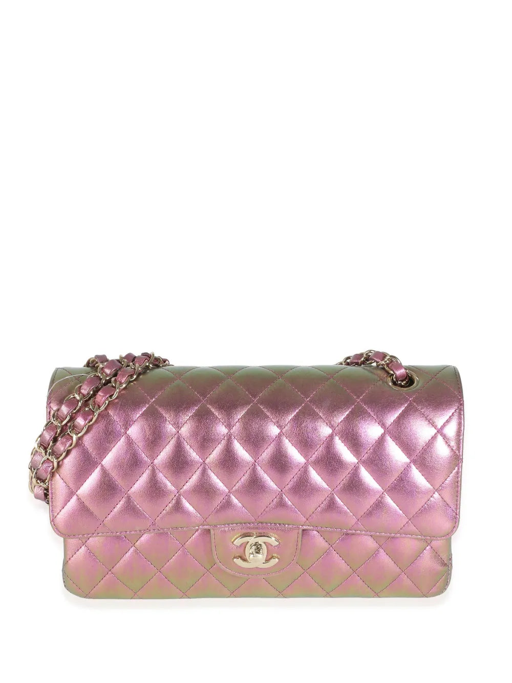 Chanel Pre Owned 2020 Medium Double Flap Shoulder Bag — Same as shown — Size One Size — Front View