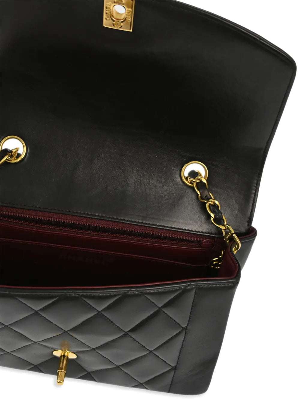 Chanel Pre Owned 1995 Small Diana Shoulder Bag — Same as shown — Size One Size — Top View