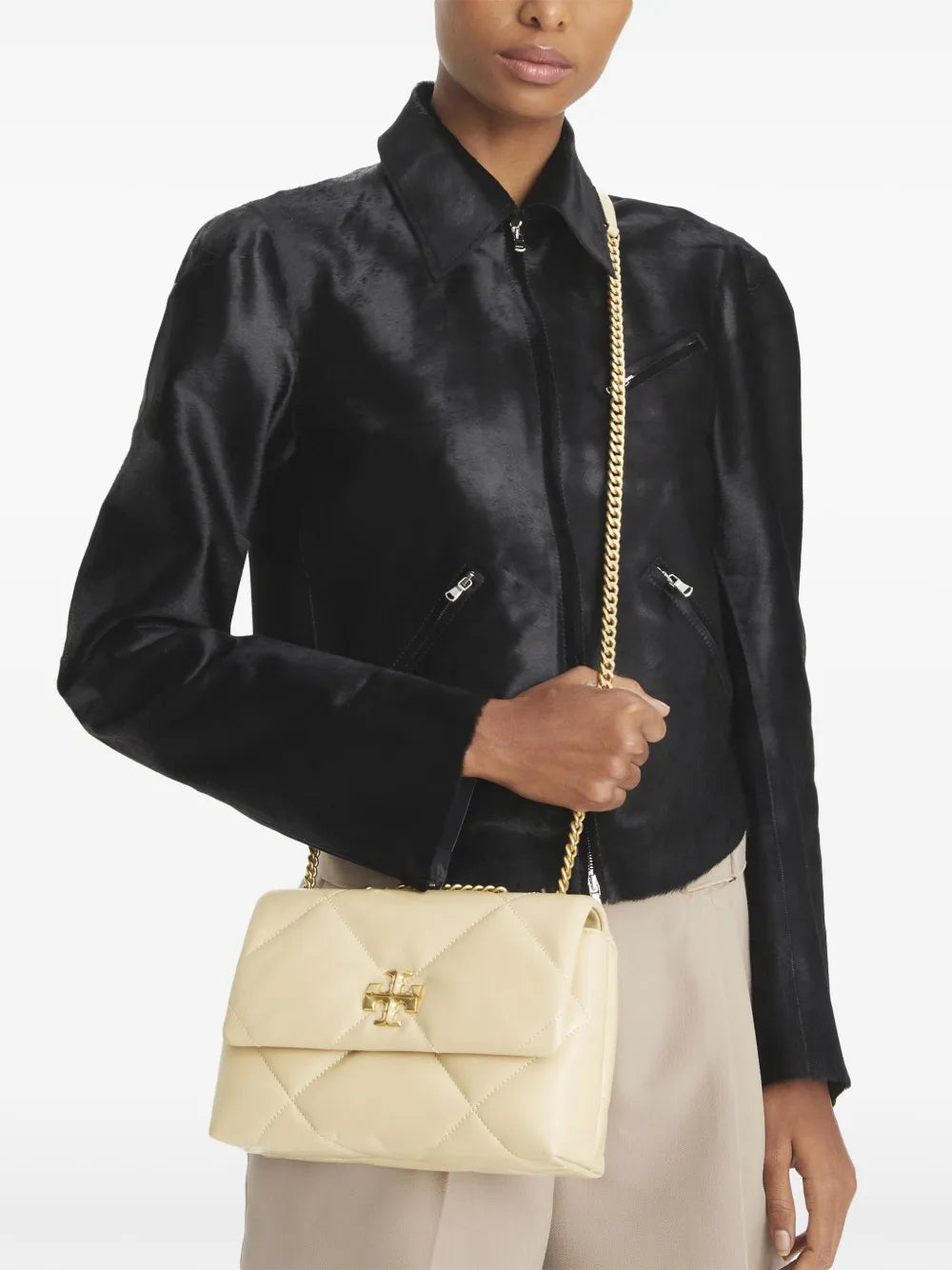 Tory Burch Kira Diamond Crossbody Bag — Same as shown — Size One Size — Back View