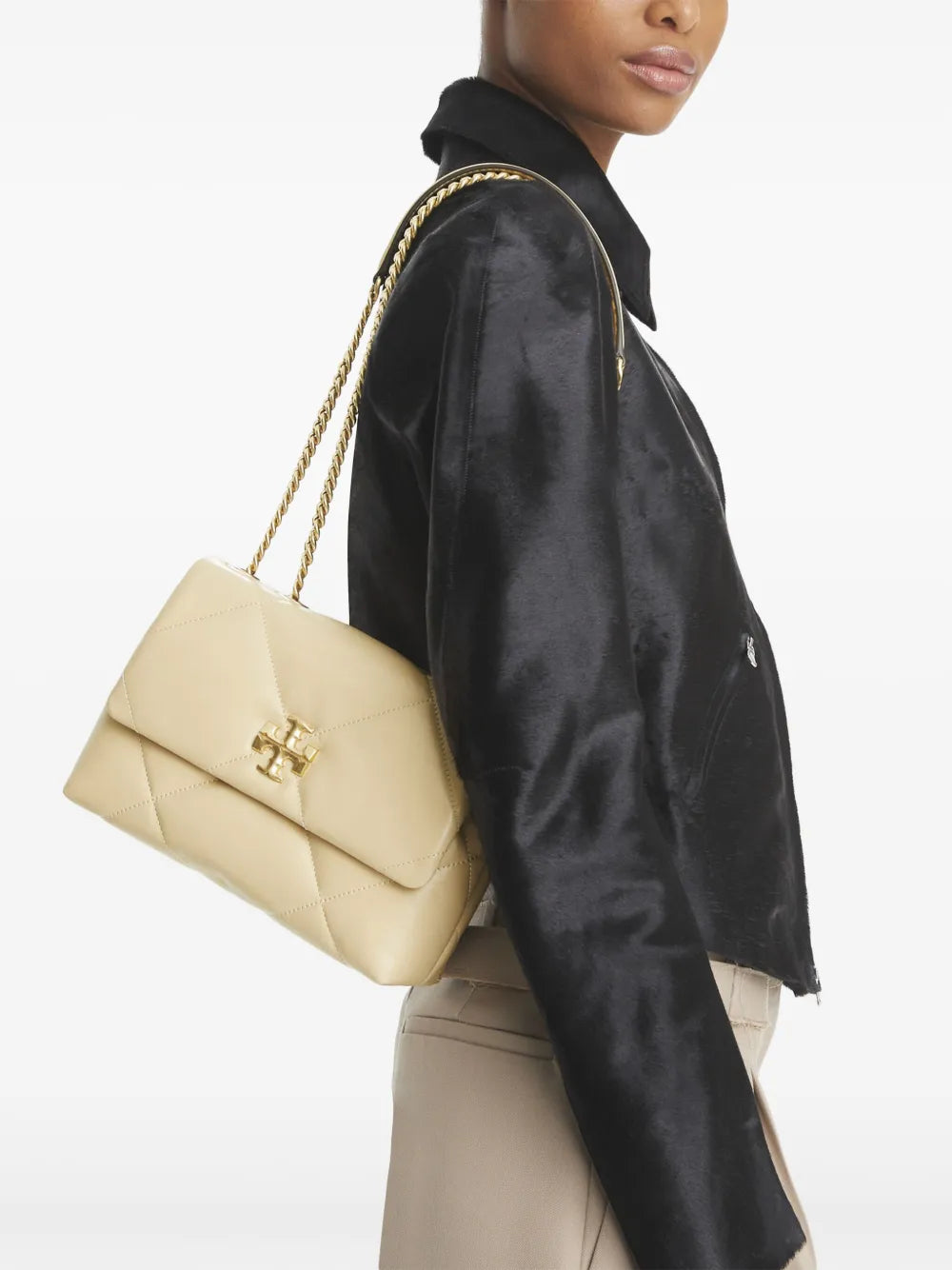 Tory Burch Kira Diamond Crossbody Bag — Same as shown — Size One Size — Side View