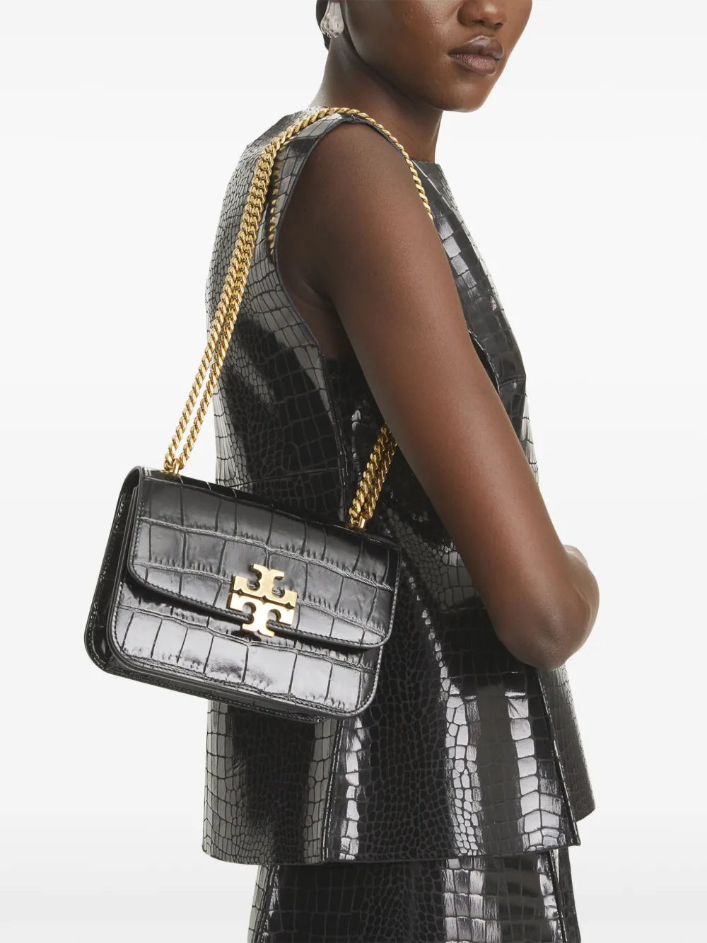 Tory Burch Eleanor Shoulder Bag — Same as shown — Size One Size — Side View