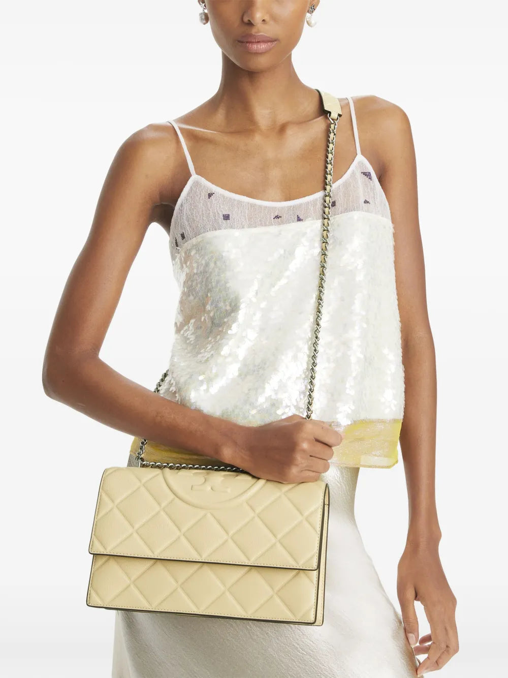 Tory Burch Fleming Shoulder Bag — Same as shown — Size One Size — Back View