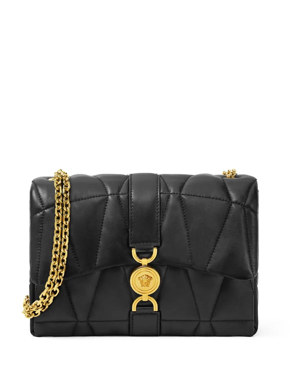 Versace Kleio Quilted Shoulder Bag — Same as shown — Size One Size — Front View