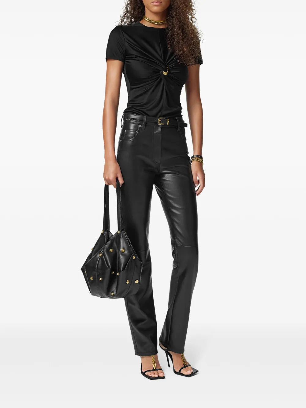 Versace Protea Shoulder Bag — Same as shown — Size One Size — Side View