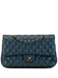 Chanel Pre Owned 2014 2015 Medium Classic Caviar Double Flap Shoulder Bag — Same as shown — Size One Size — Front View
