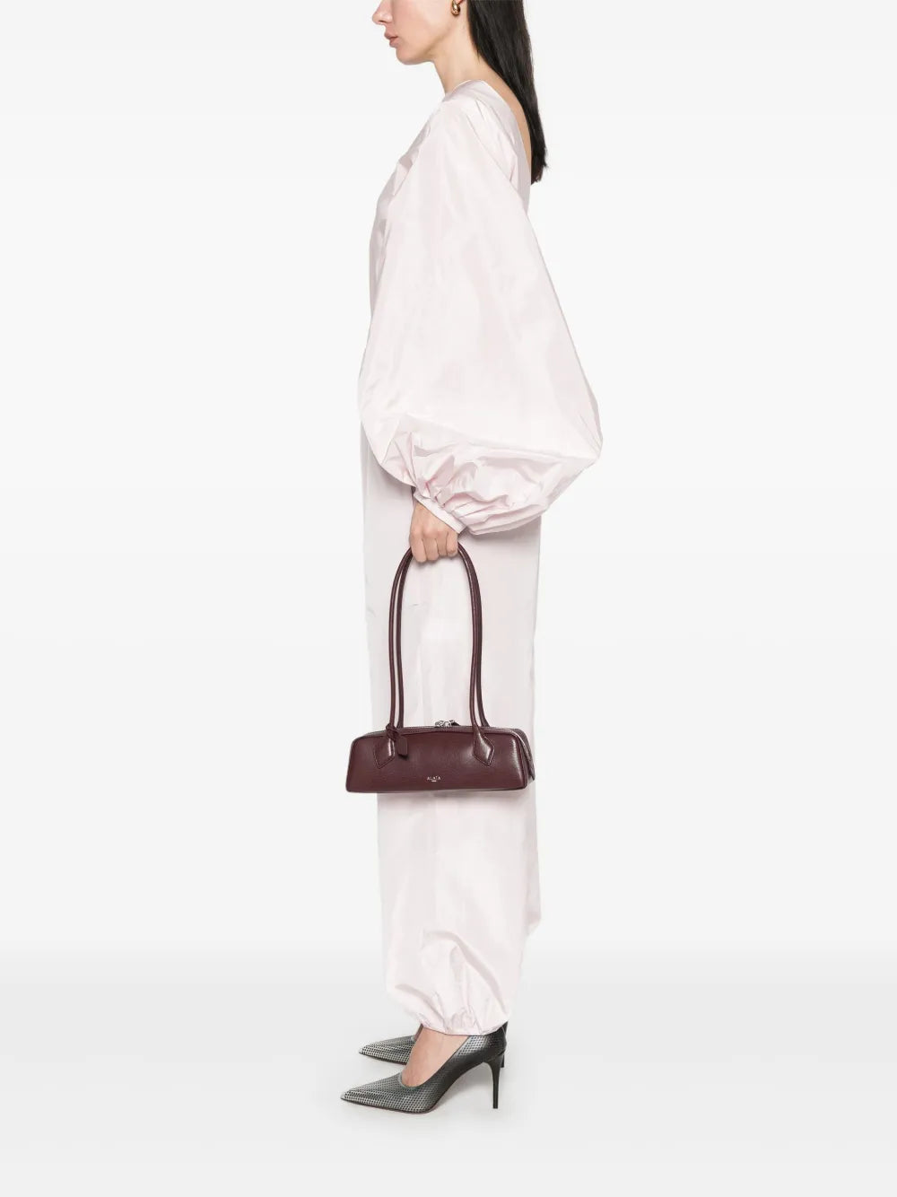 Alaia Small Le Teckel Shoulder Bag — Same as shown — Size One Size — Side View