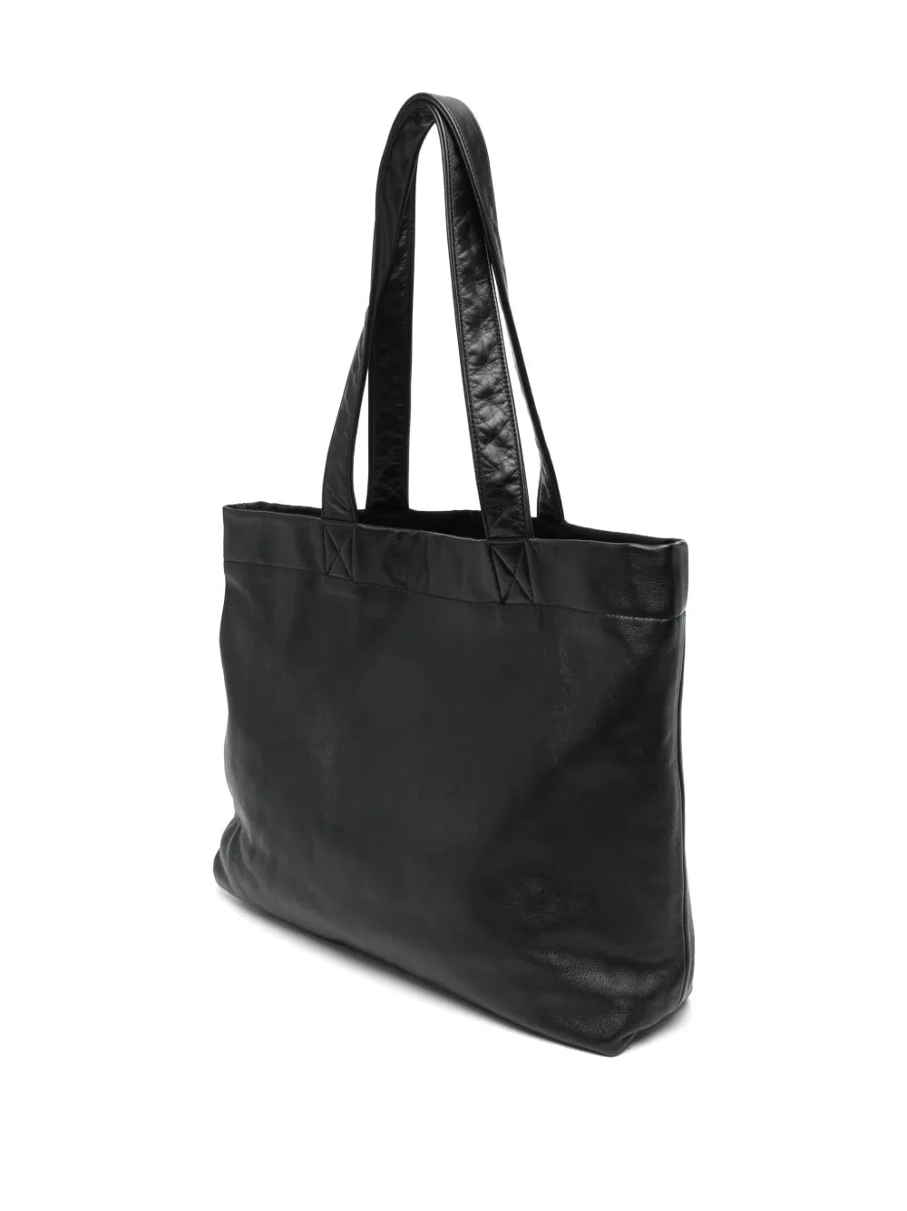 Yohji Yamamoto Leather Shoulder Bag — Same as shown — Size One Size — Back View