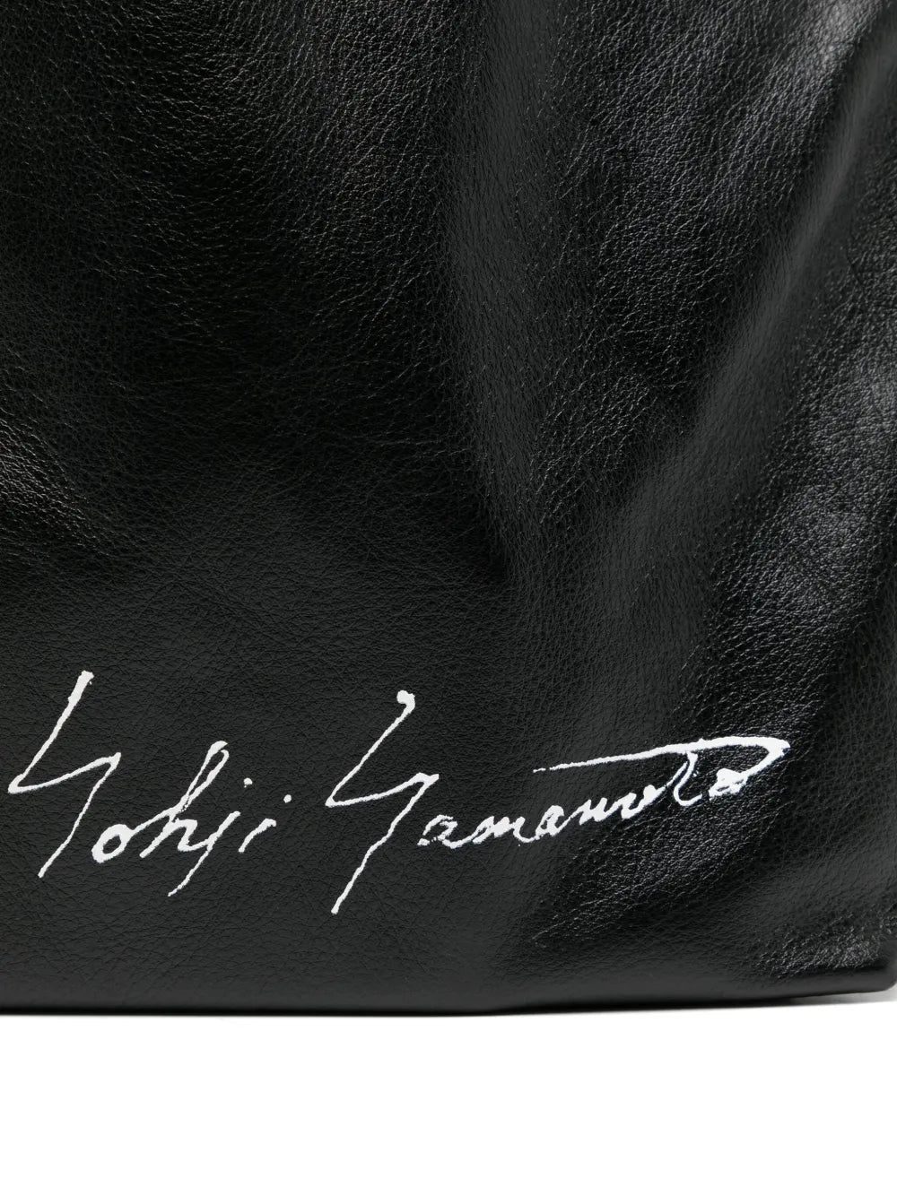 Yohji Yamamoto Leather Shoulder Bag — Same as shown — Size One Size — Top View
