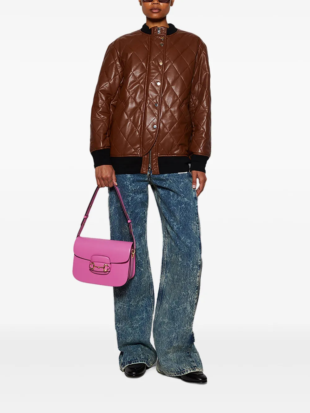Gucci Horsebit 1955 Shoulder Bag — Same as shown — Size One Size — Back View