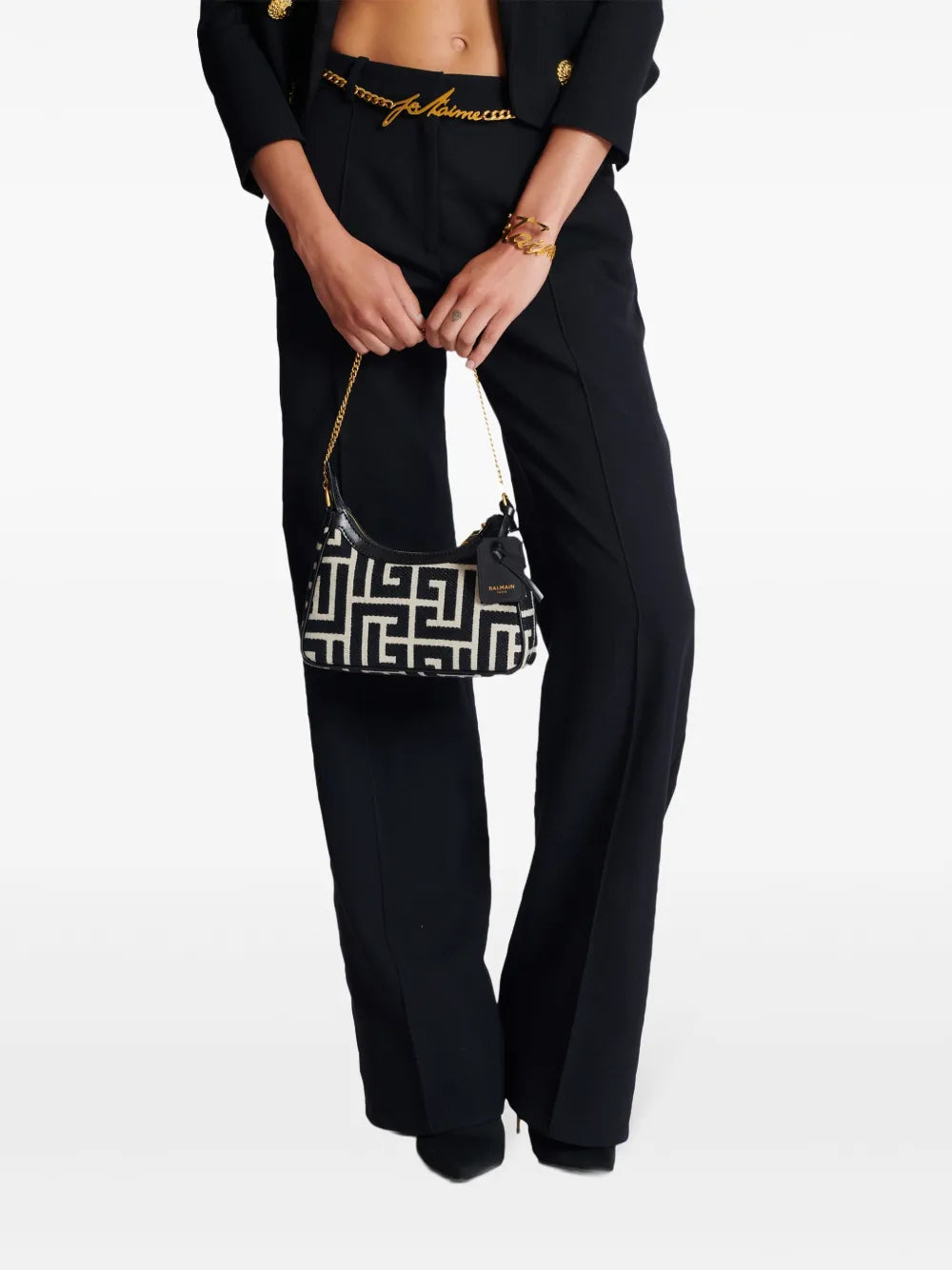 Balmain B Army Shoulder Bag — Same as shown — Size One Size — Back View
