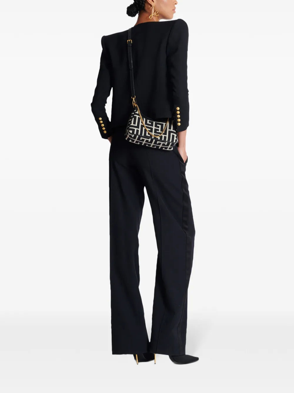 Balmain B Army Shoulder Bag — Same as shown — Size One Size — Side View