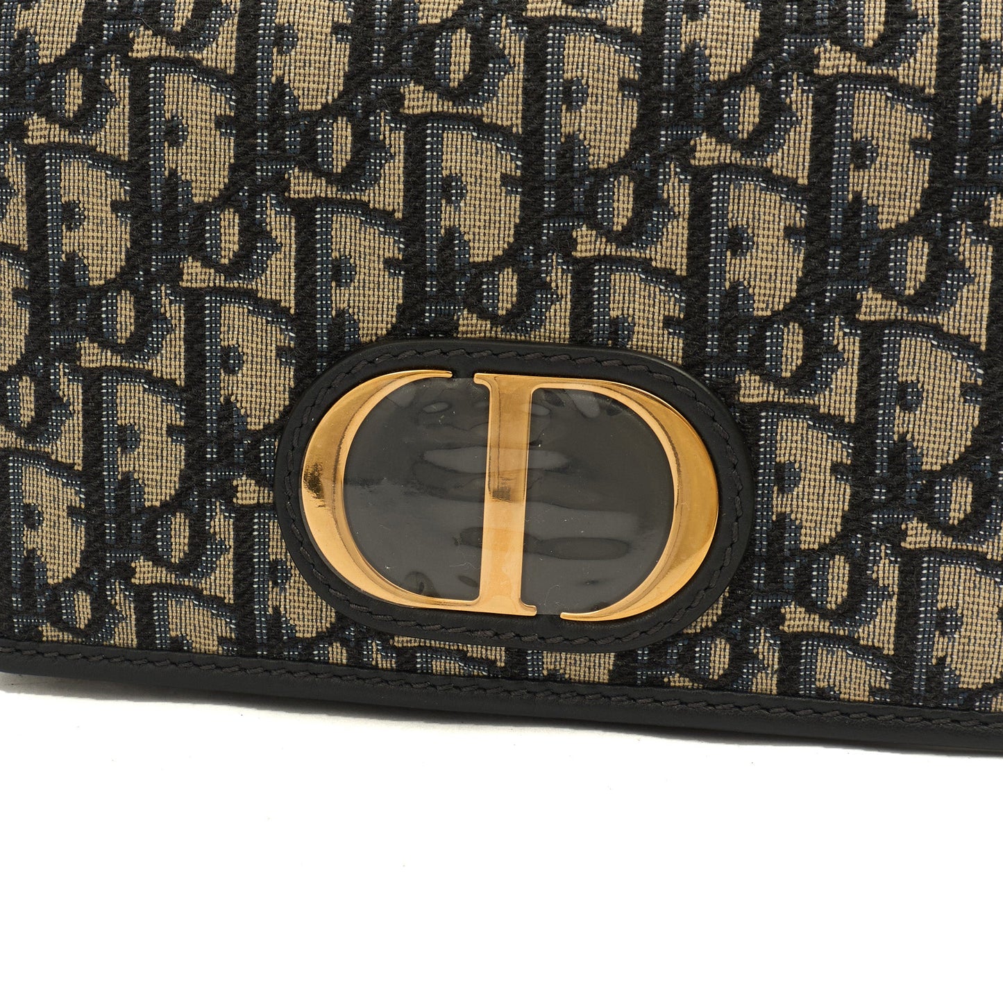 Christian Dior Cross Body 2-in-1 30 Montaigne Pouch in Blue, Dior Oblique Embroidery — Alternate View 13