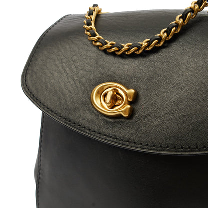Coach Backpack Parker Backpack in Black, Leather — Lifestyle View