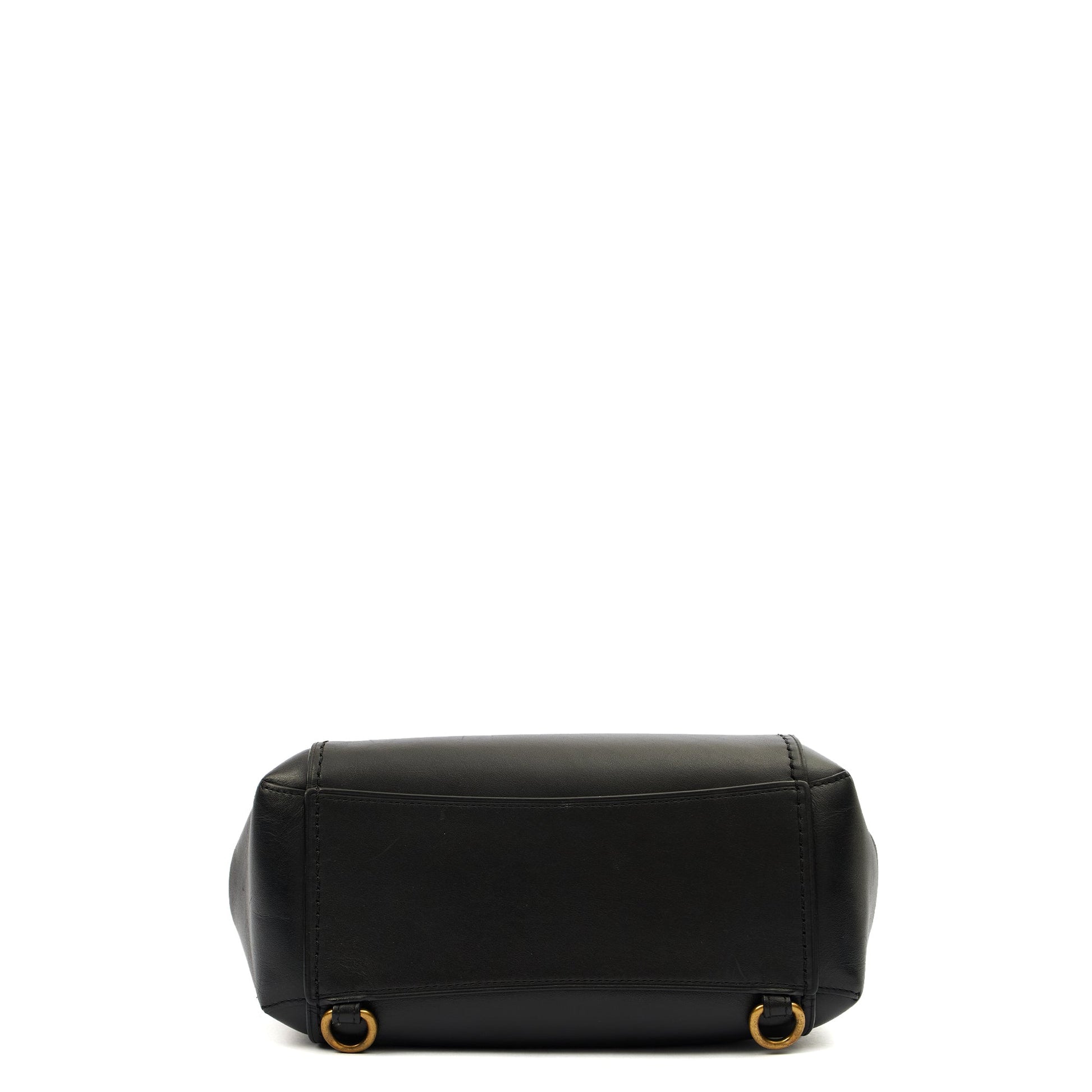 Coach Backpack Parker Backpack in Black, Leather — Top View