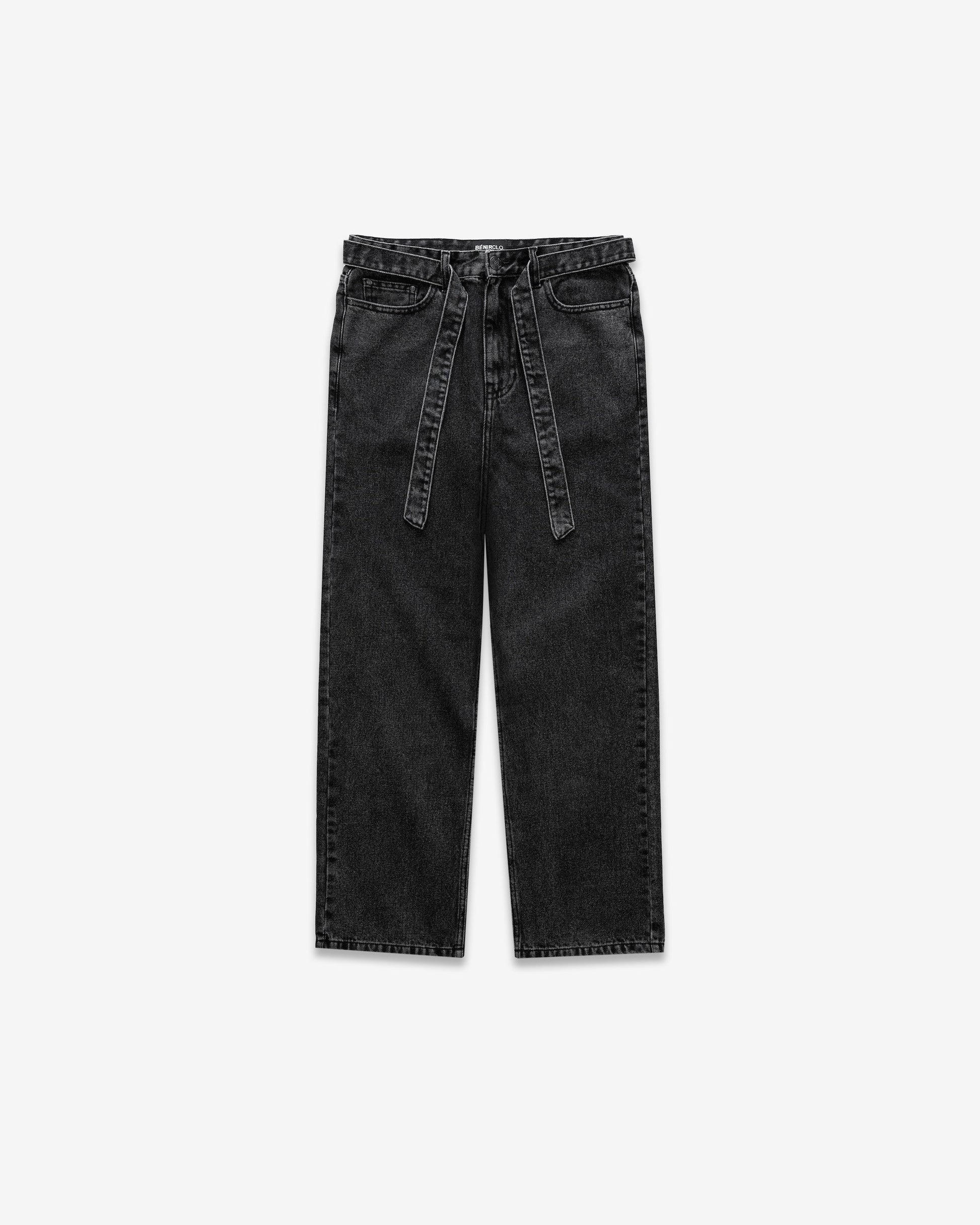 Benir Clothing Relaxed Denim - Blackout — XS — Front View