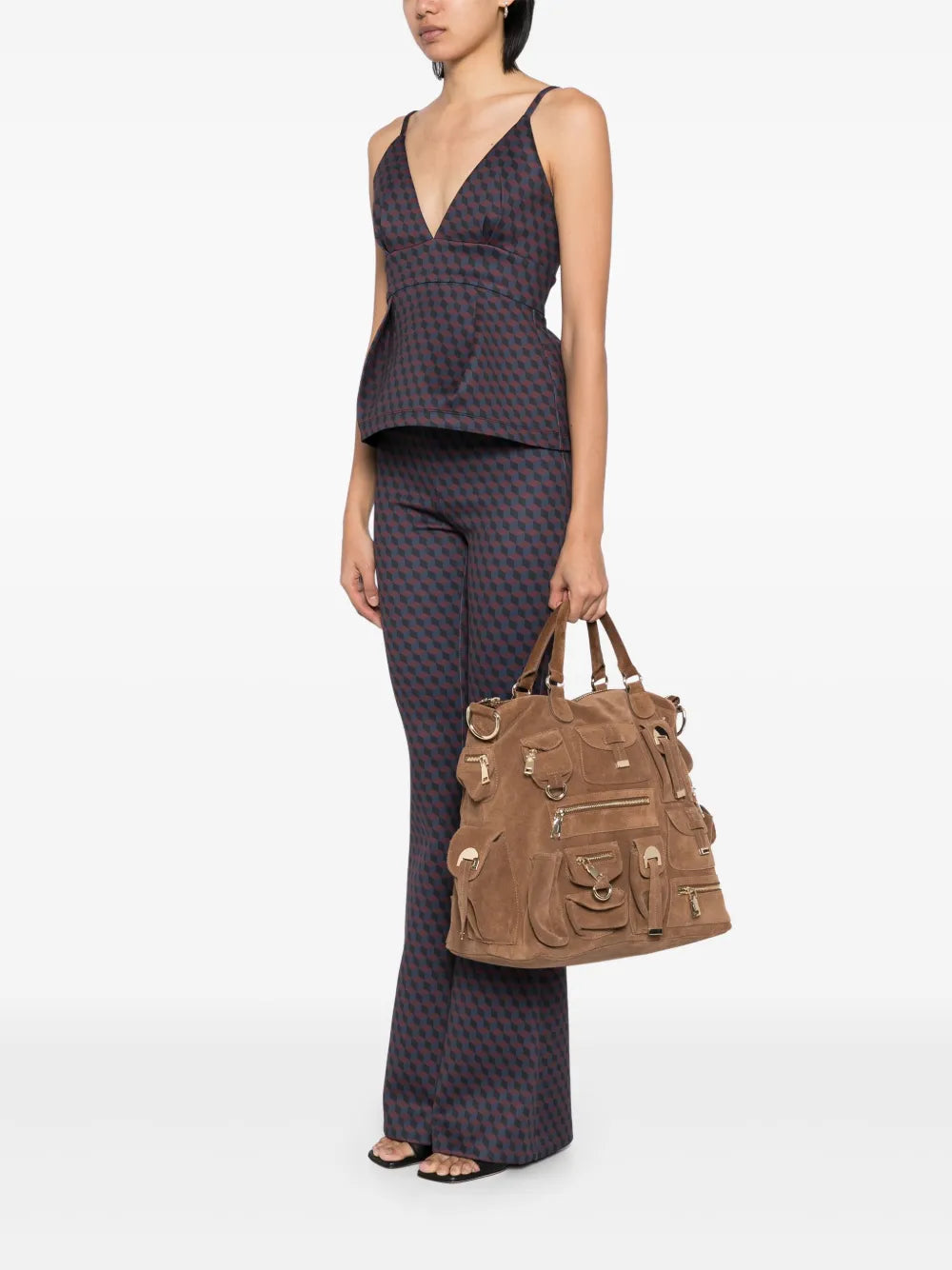 Cynthia Rowley Cargo Pocket Shoulder Bag — Same as shown — Size One Size — Side View