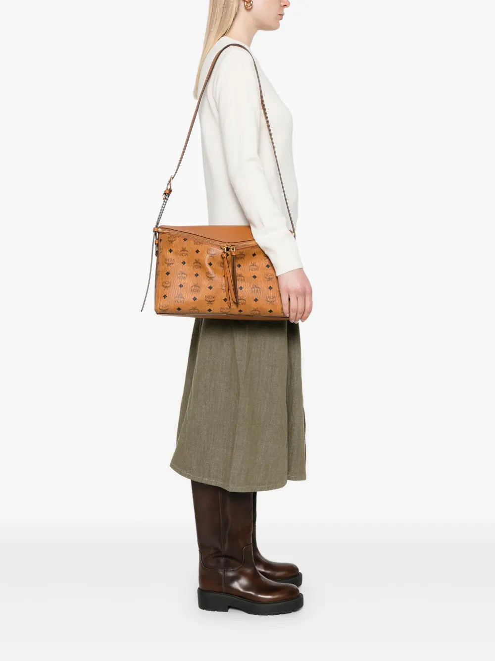 Mcm Diamant Shoulder Bag — Same as shown — Size One Size — Side View