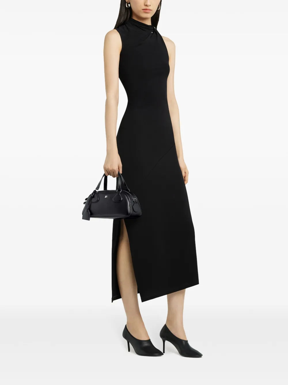 Courreges Friday Bowling Shoulder Bag — Same as shown — Size One Size — Side View