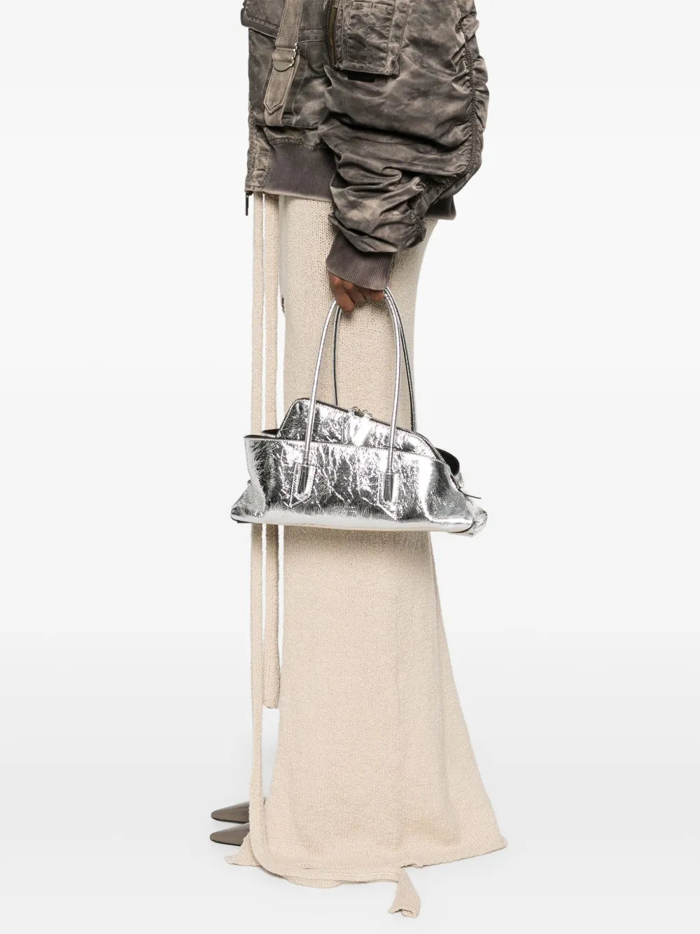 The Attico Small La Passeggiata Shoulder Bag — Same as shown — Size One Size — Side View