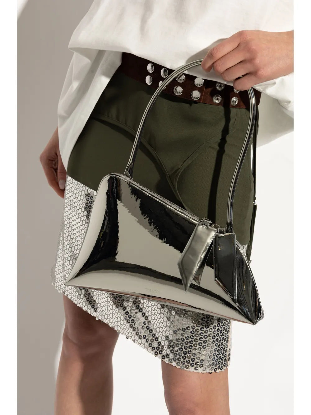 The Attico Sunrise Shoulder Bag — Same as shown — Size One Size — Side View