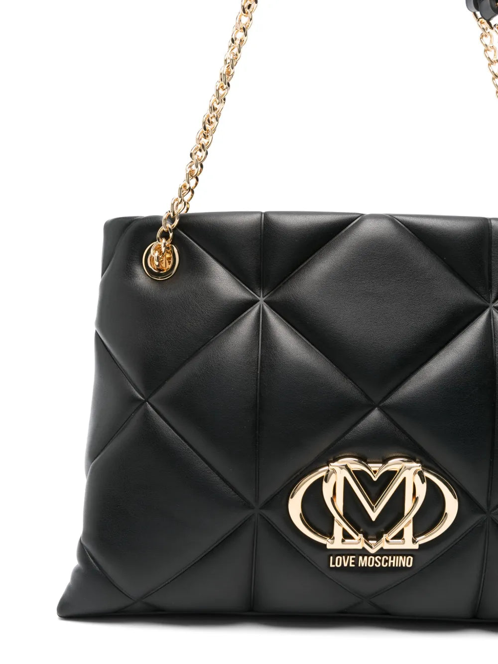 Love Moschino Logo Plaque Shoulder Bag — Same as shown — Size One Size — Top View