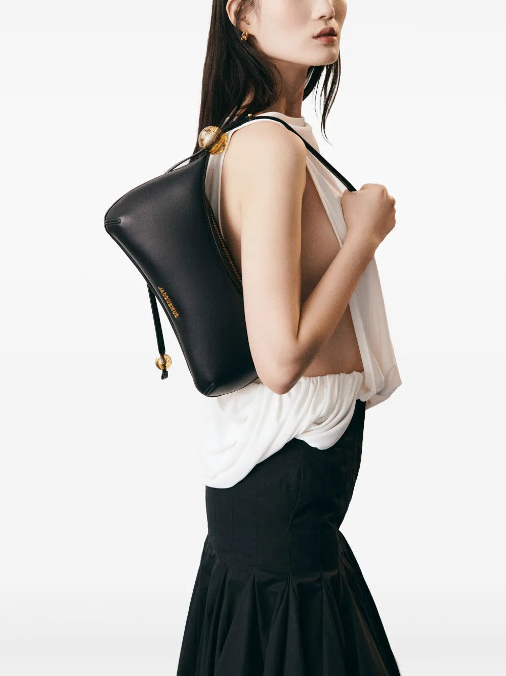 Jacquemus The Bisou Perle Shoulder Bag — Same as shown — Size One Size — Side View