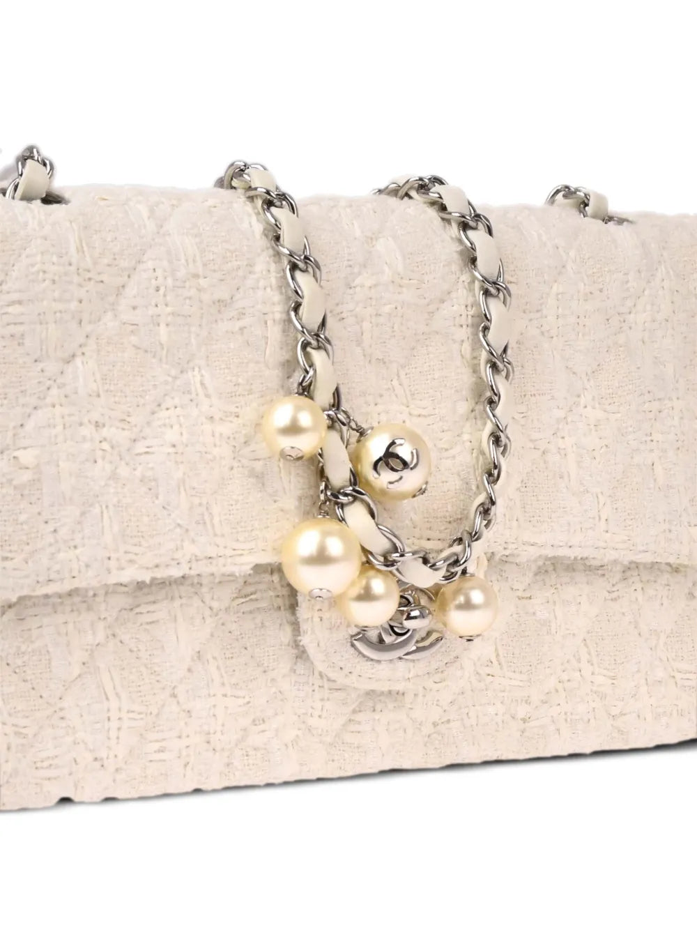 Chanel Pre Owned 2005 Medium Classic Double Flap Shoulder Bag — Same as shown — Size One Size — Back View