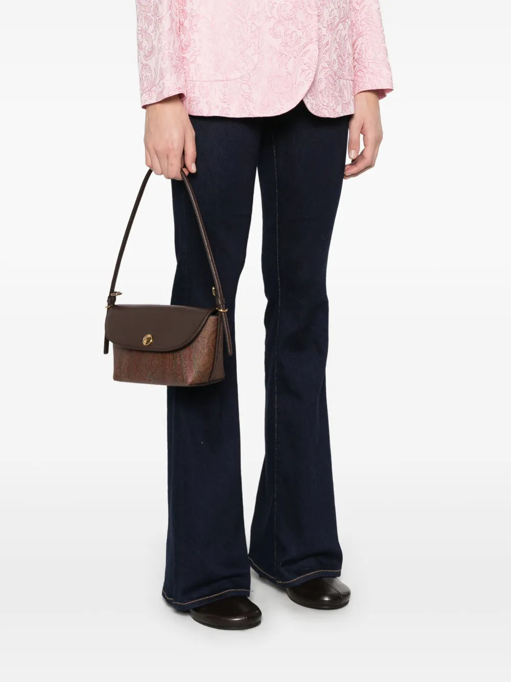 Etro Barchetta Arnica Shoulder Bag — Same as shown — Size One Size — Side View