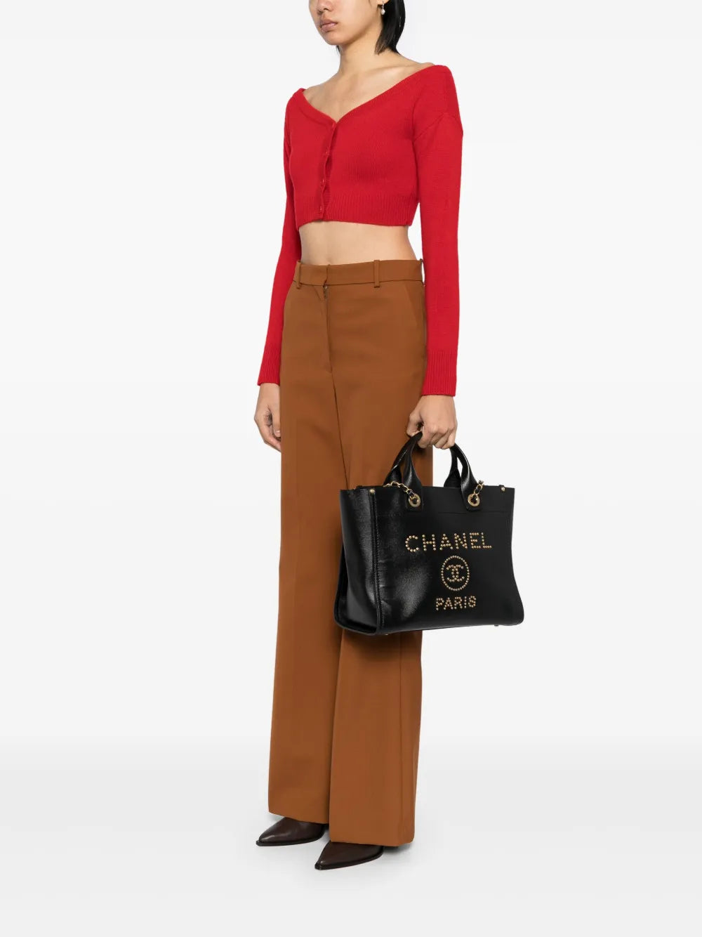 Chanel Pre Owned Deauville Bag — Same as shown — Size One Size — Side View