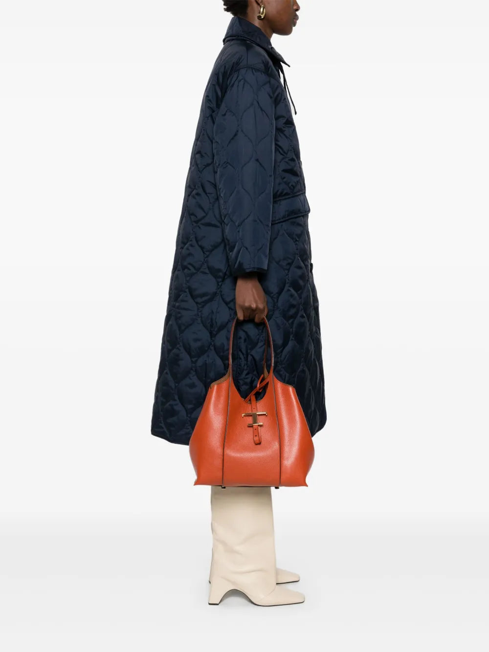 Tods Small T Timeless Shoulder Bag — Same as shown — Size One Size — Side View