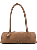 Alaia Medium Le Teckel Suede Bag — Same as shown — Size One Size — Front View