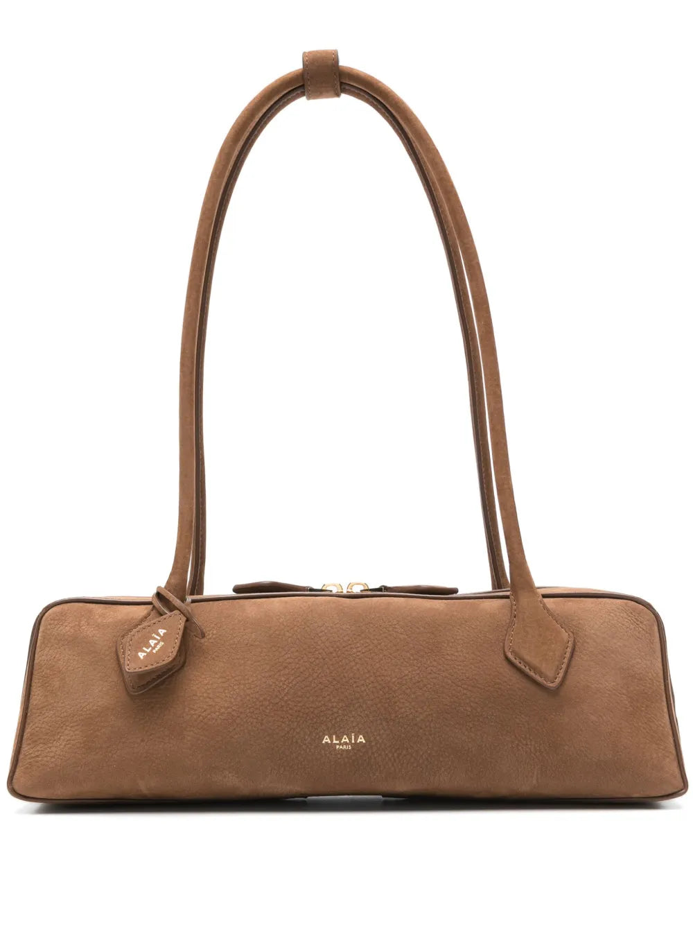 Alaia Medium Le Teckel Suede Bag — Same as shown — Size One Size — Front View