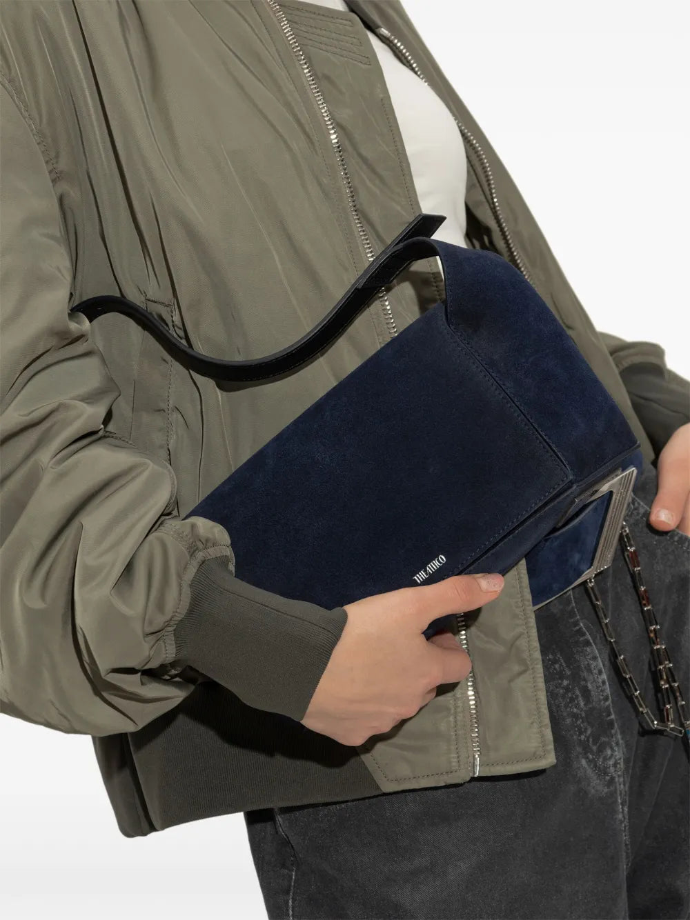 The Attico 77 Shoulder Bag — Same as shown — Size One Size — Side View