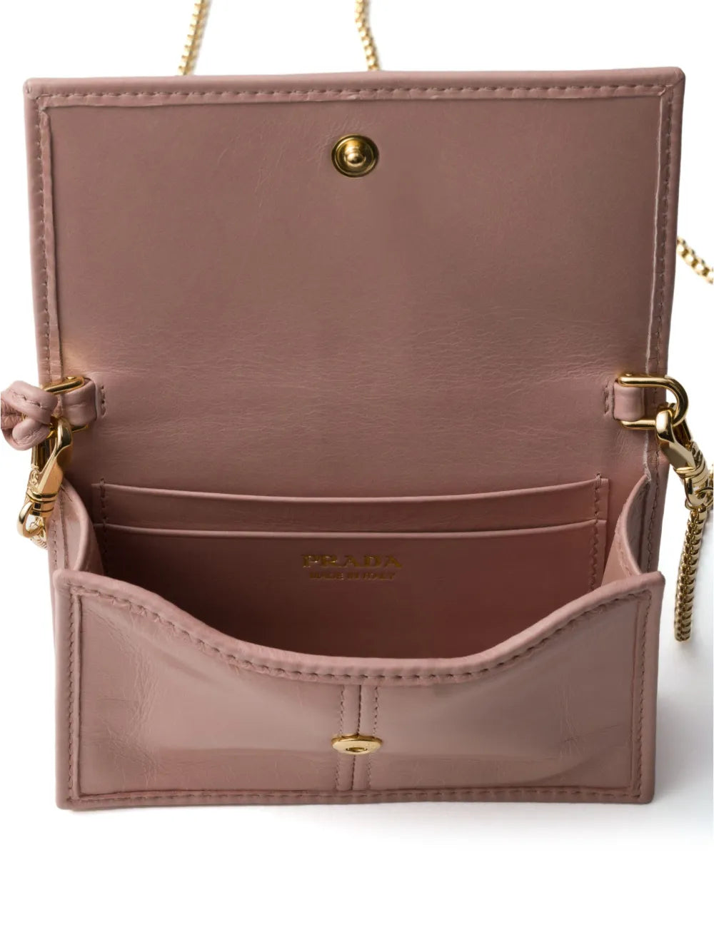 Prada Leather Shoulder Bag — Same as shown — Size One Size — Detail View
