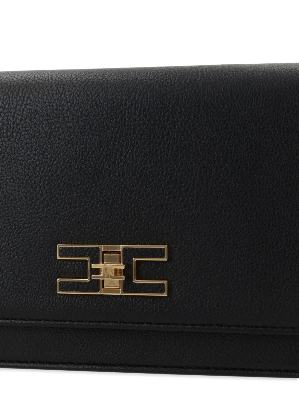 Elisabetta Franchi Groumette Chain Shoulder Bag — Same as shown — Size One Size — Back View